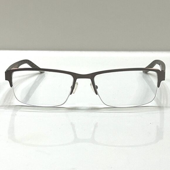 JHANE BARNES Molecular Titanium eyeglasses Frame Bronze Half Rim 55-17-140 - Picture 3 of 10